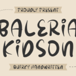 Baleria Kidson Font - Featured Image