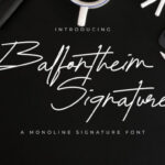 Balfontheim Signature Font - Featured Image
