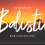 Balistik Font - Featured Image