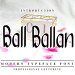 Ball Ballan Font - Featured Image