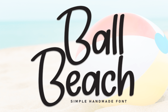 Ball Beach Font - Featured Image