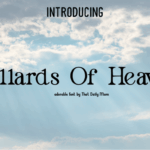 Ballards of Heaven Font - Featured Image