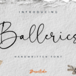 Ballerics Font - Featured Image