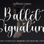 Ballet Signature Font - Featured Image