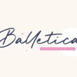 Balletica Script Font - Featured Image