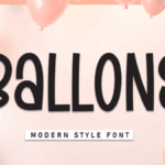 Ballons Font - Featured Image