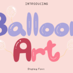 Balloon Art Font - Featured Image