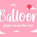 Balloon Font - Featured Image
