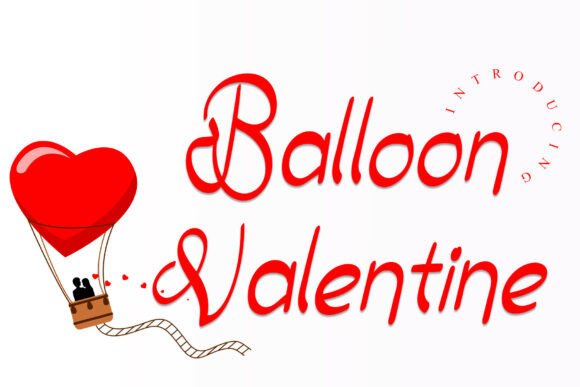 Balloon Valentine Font - Featured Image