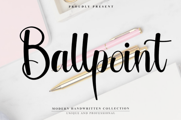Ballpoint Font - Featured Image