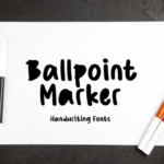 Ballpoint Marker Font - Featured Image