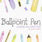 Ballpoint Pen Font - Featured Image