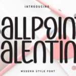 Ballpoint Valentine Font - Featured Image