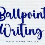 Ballpoint Writing Font - Featured Image