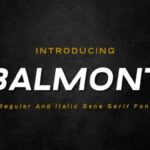 Balmont Font - Featured Image