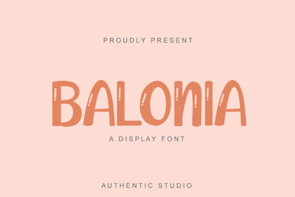 Balonia Font - Featured Image