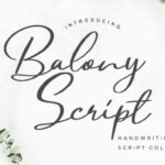 Balony Font - Featured Image