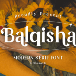Balqisha Font - Featured Image