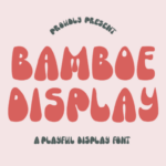 Bamboe Display Font - Featured Image