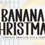 Banana Christmas Font - Featured Image
