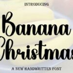 Banana Christmas Font - Featured Image