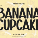 Banana Cupcake Font - Featured Image