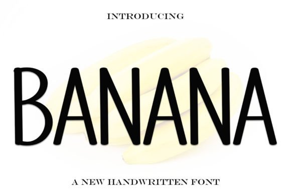 Banana Font - Featured Image