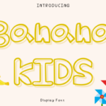 Banana Kids Style Font - Featured Image