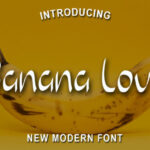 Banana Love Font - Featured Image