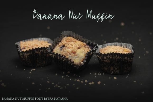 Banana Nut Muffin Font - Featured Image