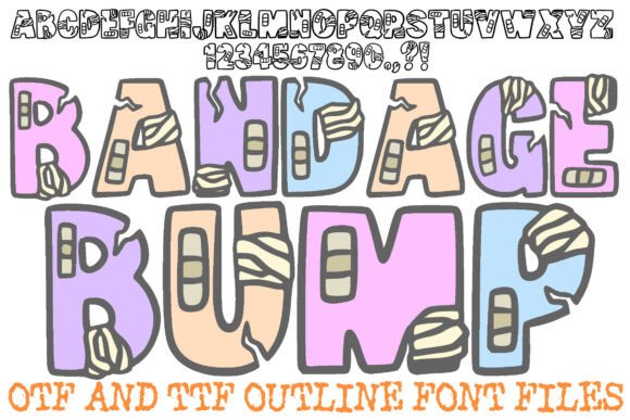 Bandage Bump Font - Featured Image