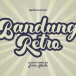 Bandung Retro Font - Featured Image