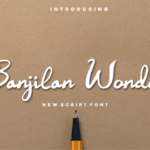 Banjilan Wonder Font - Featured Image