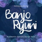 Banjo Ryuni Font - Featured Image