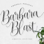 Barbara Blast Font - Featured Image