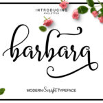 Barbara Script Font - Featured Image