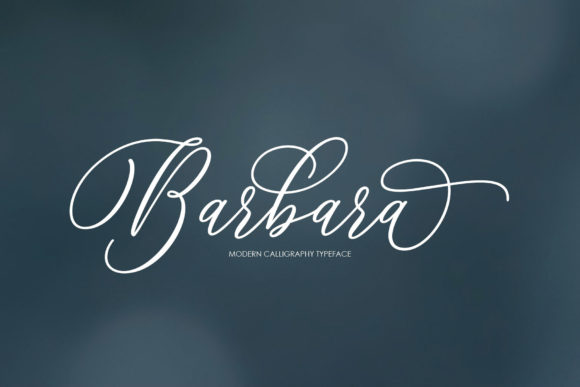 Barbara Script Font - Featured Image