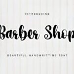 Barber Shop Font - Featured Image