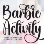 Barbie Activity Font - Featured Image