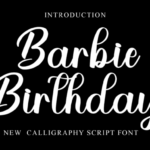 Barbie Birthday Font - Featured Image
