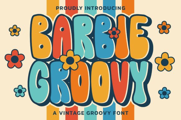 Barbie Groovy Font - Featured Image