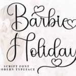 Barbie Holiday Font - Featured Image