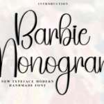 Barbie Monogram Font - Featured Image