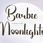 Barbie Moonlighty Font - Featured Image