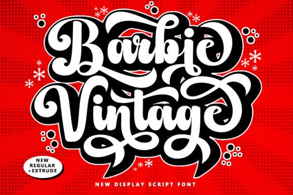 Barbie Vintage Font - Featured Image