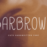Barbrown Font - Featured Image