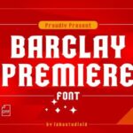 Barclay Premiere Font - Featured Image