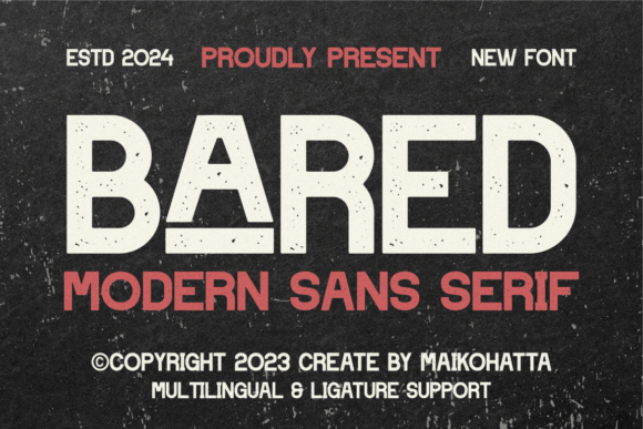 Bared Font - Featured Image