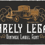 Barely Legal Font - Featured Image