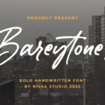 Bareytones Font - Featured Image